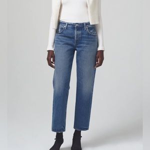 Citizens of Humanity Premium Vintage Neve Relaxed Straight in Oasis